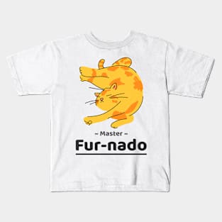 Fur-nado Master: cat Lover Kids T-Shirt